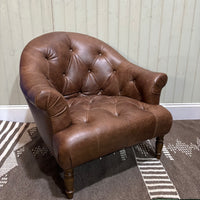 Imogen Armchair in Kodak Clove Leather - CLEARANCE | Annie Mo's