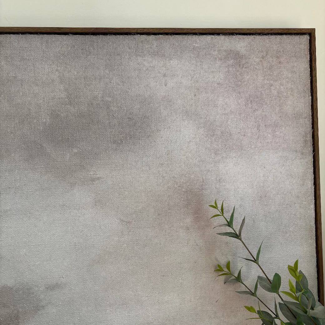 Cliff Edge Trees Framed Canvas 140cm-D