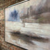 Large Framed Abstract Coastal View Picture 158cm
