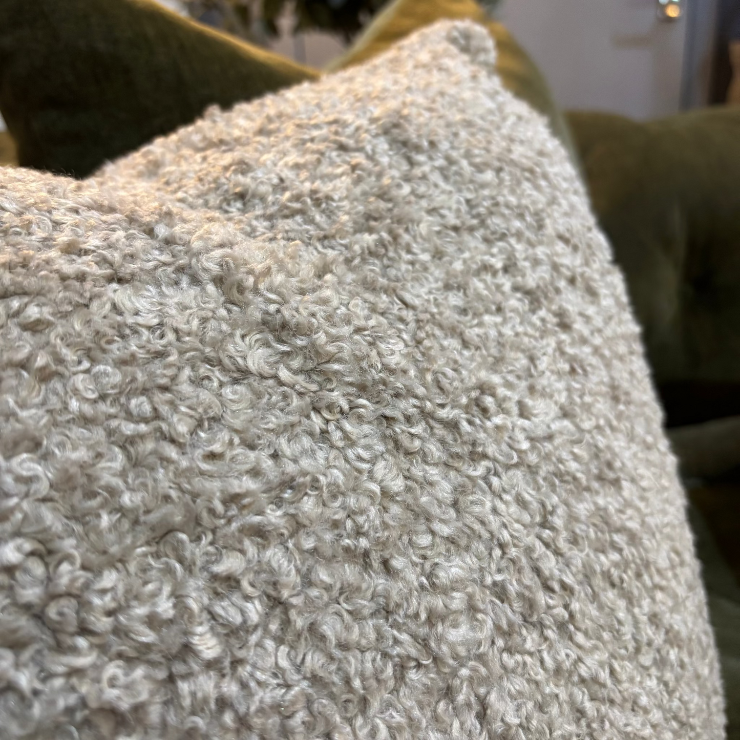 Tactile Faux Fur Shaggy Cushion 45 x 45-C