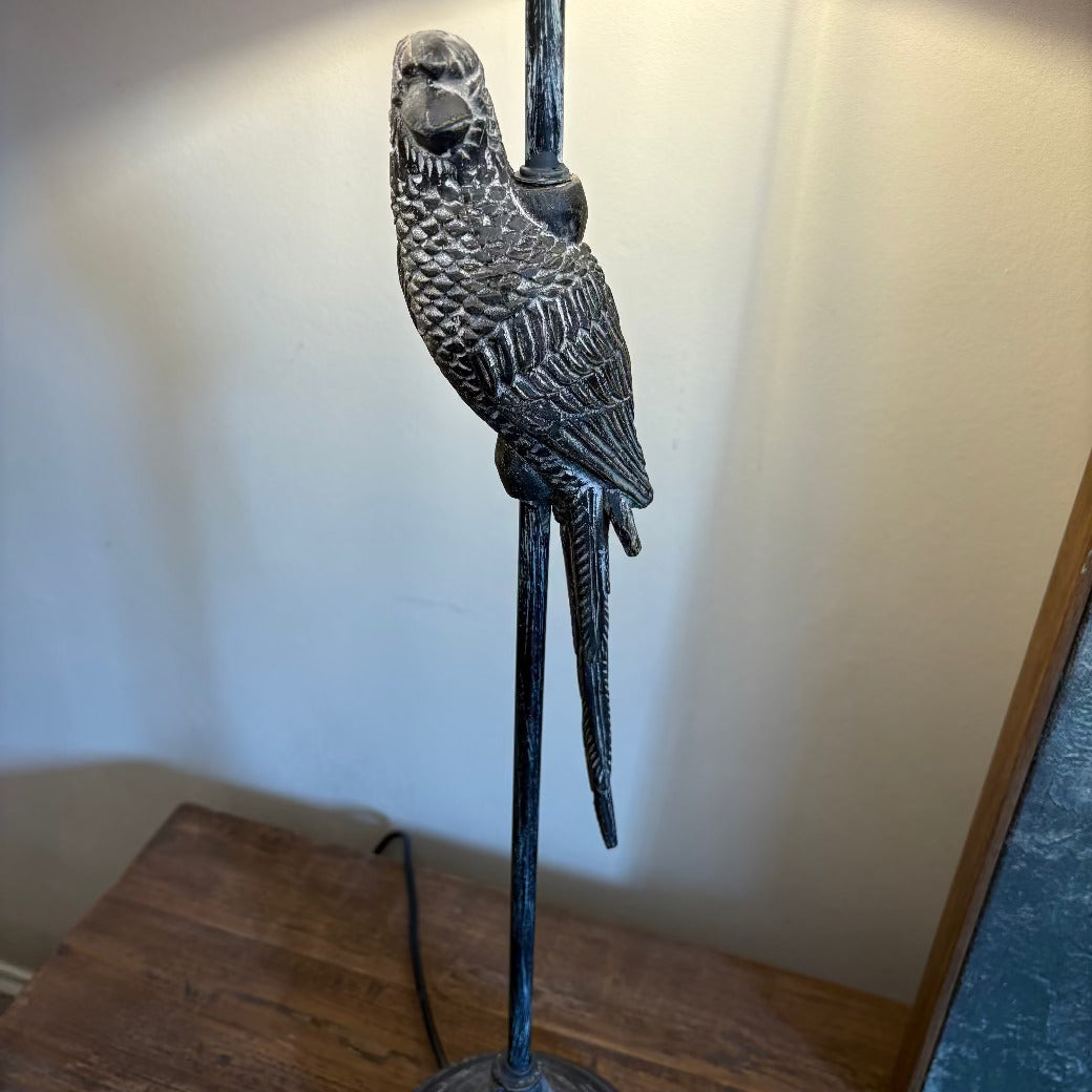 Perched Parrot Table Lamp 88cm-C