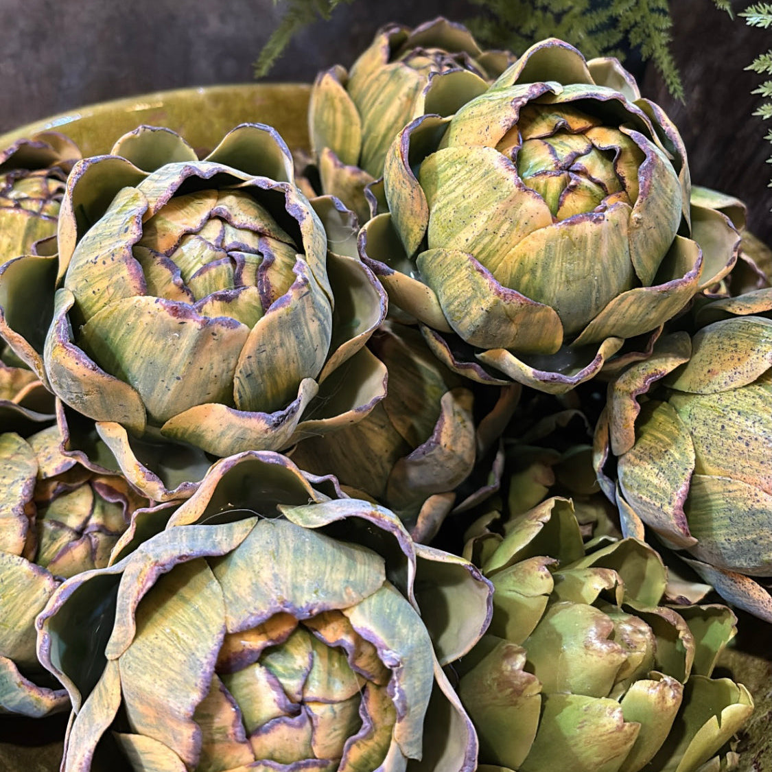 Real Touch Artificial Artichoke 10cm