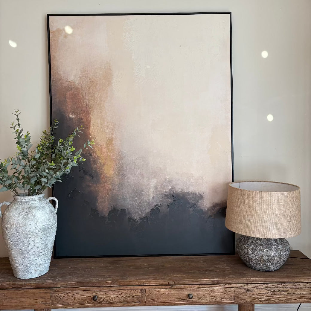 Dark to Light Framed Canvas 160cm