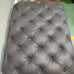 Baker Soul Graphite Leather Footstool 113cm - CLEARANCE