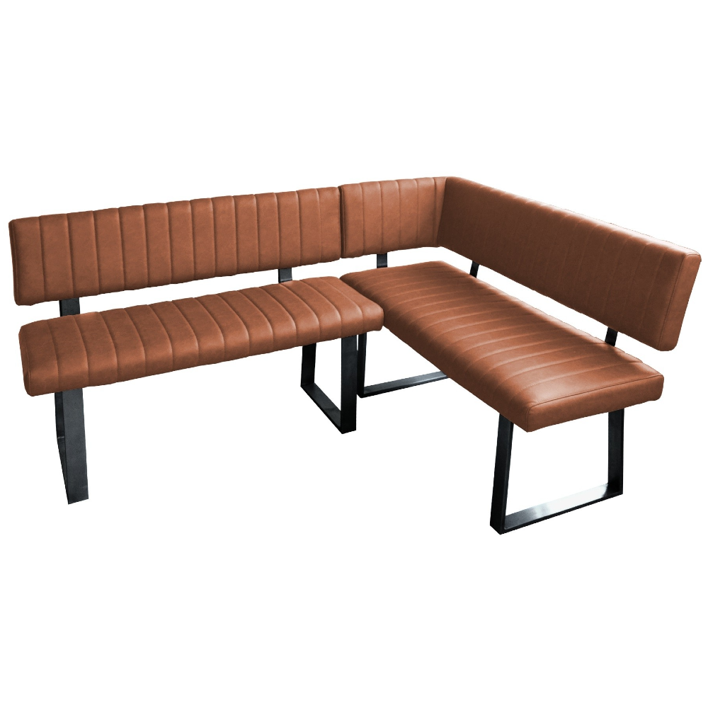 Fusion Corner Bench LHF 1465mm-1200mm Tan | Annie Mo's