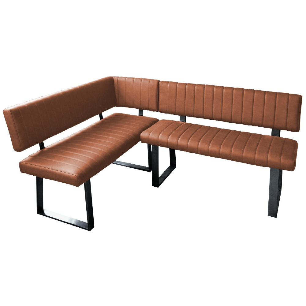 Fusion Corner Bench LHF 1465mm-1200mm Tan | Annie Mo's