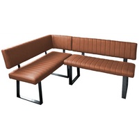 Fusion Corner Bench LHF 1465mm-1200mm Tan | Annie Mo's