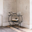 Portland Iron and Glass Drinks Trolley 75cm Wide | Annie Mo's