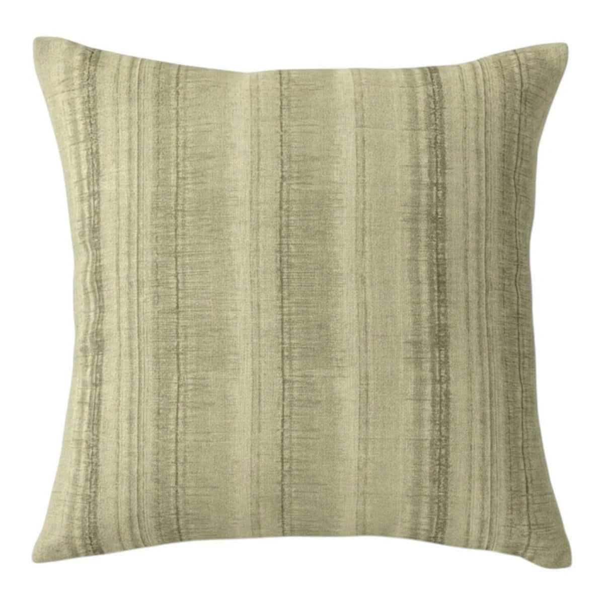 Girone Stripe Green Cushion 50x50cm | Annie Mo's