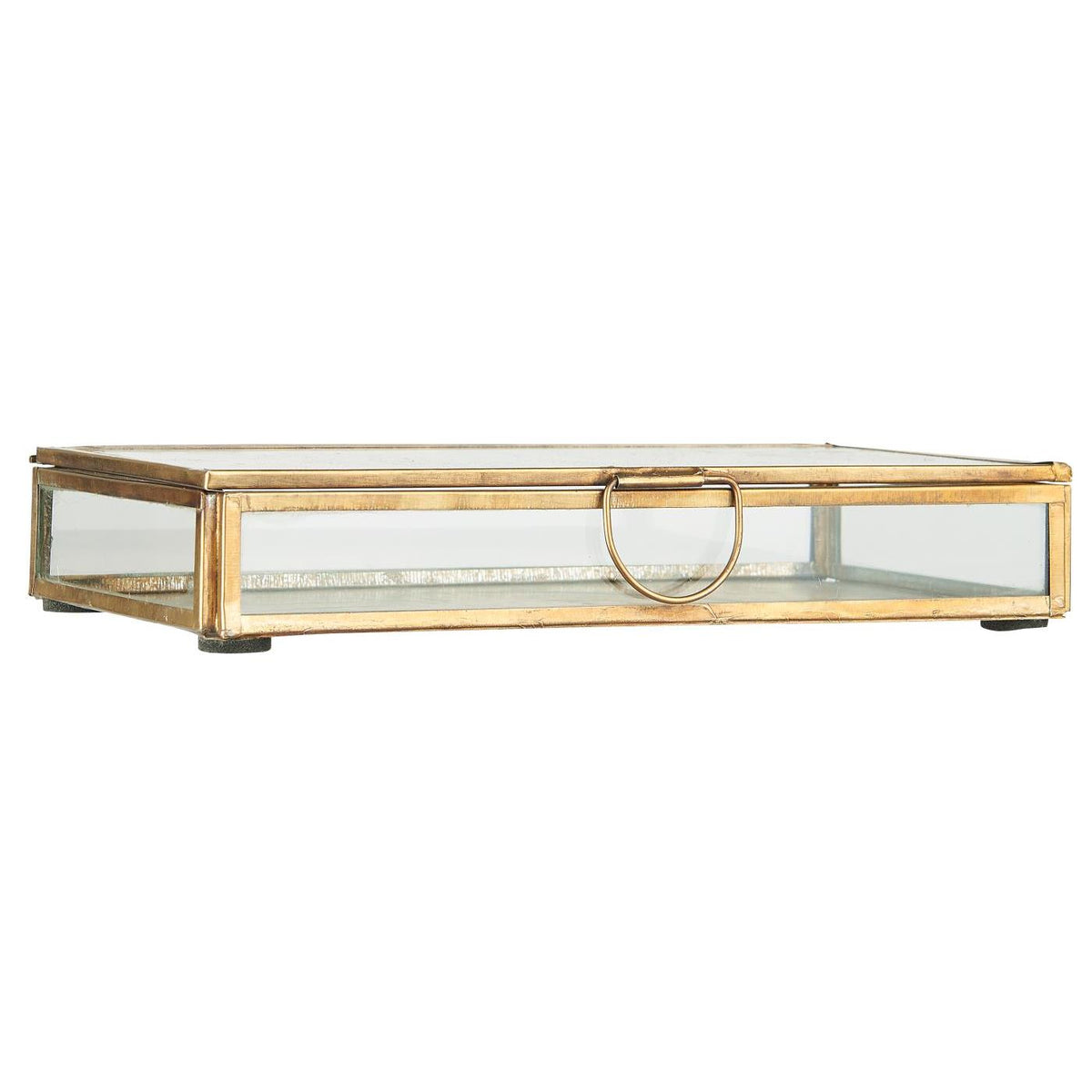 Glass Box with Lid Solitaire Oblong Fits 10x20 cm Napkins | Annie Mo's
