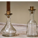 Glass Candlesticks - Clear | Annie Mo's