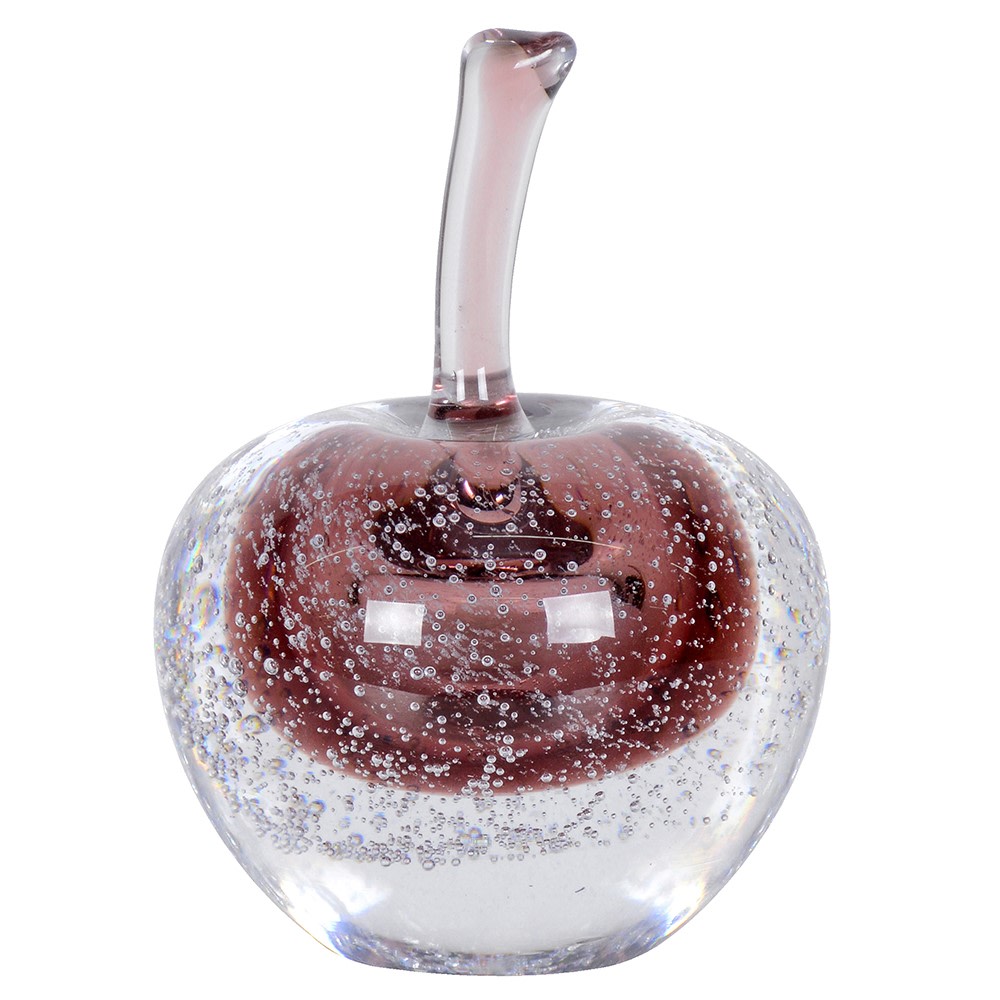 Glistening Glass Apple 17cm | Annie Mo's