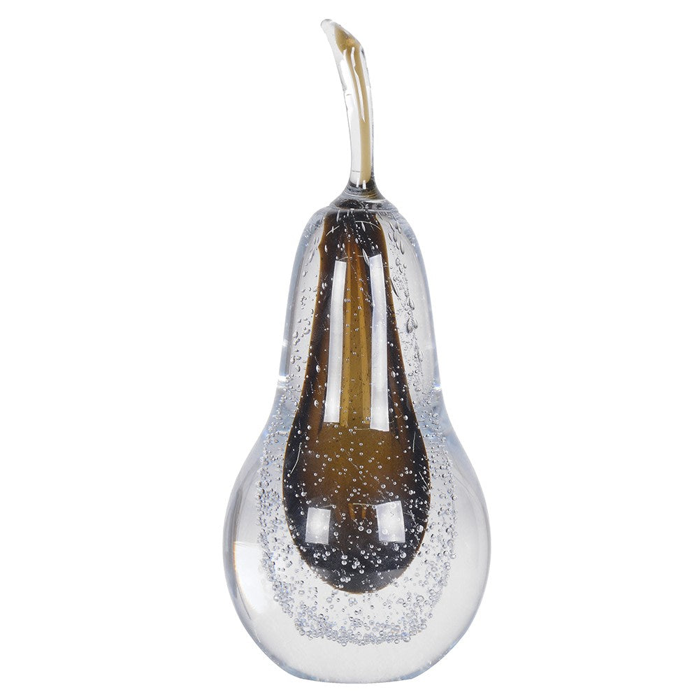 Glistening Glass Pear 25cm | Annie Mo's