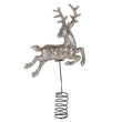 Glitter Deer Tree Topper 26cm | Annie Mo's