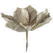 Glitter Tip Grey Petal Flower 20cm | Annie Mo's