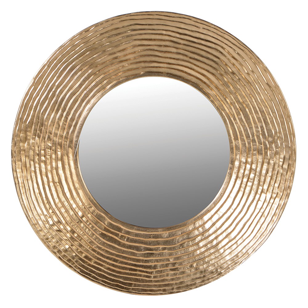 Gold Circle Mirror 108cm | Annie Mo's