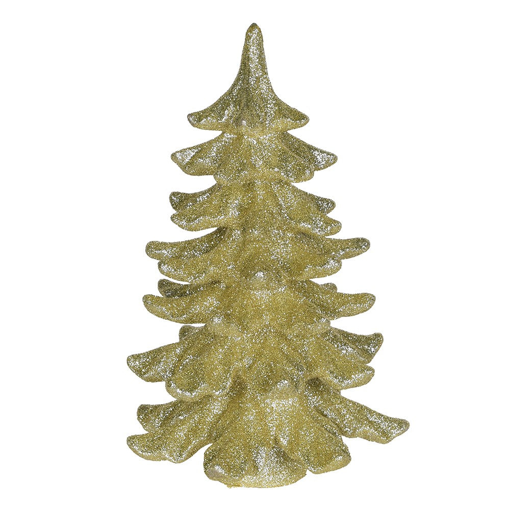Gold Glitter Christmas Tree - Size Choice | Annie Mo's Small