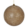 Gold Glitzy Bauble 14cm | Annie Mo's