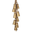 Gold Metal Jingle Bells Garland 81cm | Annie Mo's