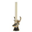 Gold Porcelain Candle Holder for Dinner Candles