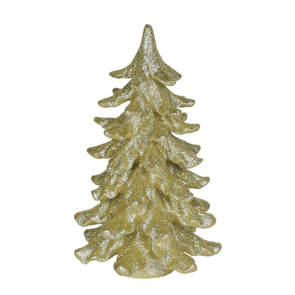 Gold Glitter Christmas Tree - Size Choice-B