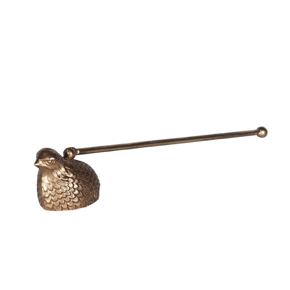 Golden Bird Candle Snuffer 22cm | Annie Mo's