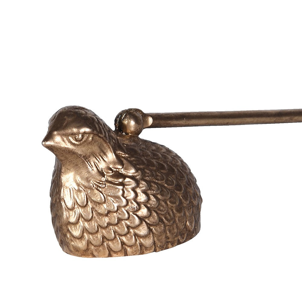 Golden Bird Candle Snuffer 22cm