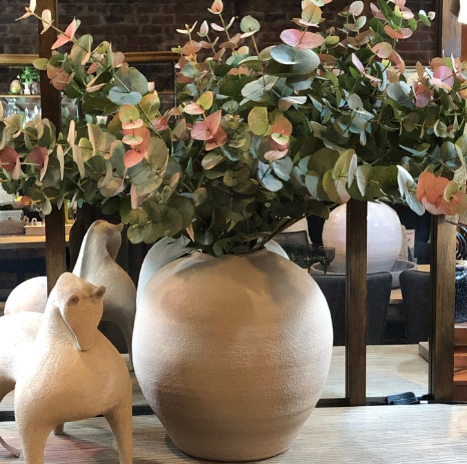 Gorgeous Large Textured Almond Vase 39cm | Annie Mo's