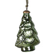 Green Glass Christmas Tree Bauble 11cm | Annie Mo's