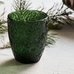 Green Glass Holi Tealight Glass 10.5cm | Annie Mo's