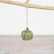 Green Pumpkin Hanging Decoration 4cm | Annie Mo's