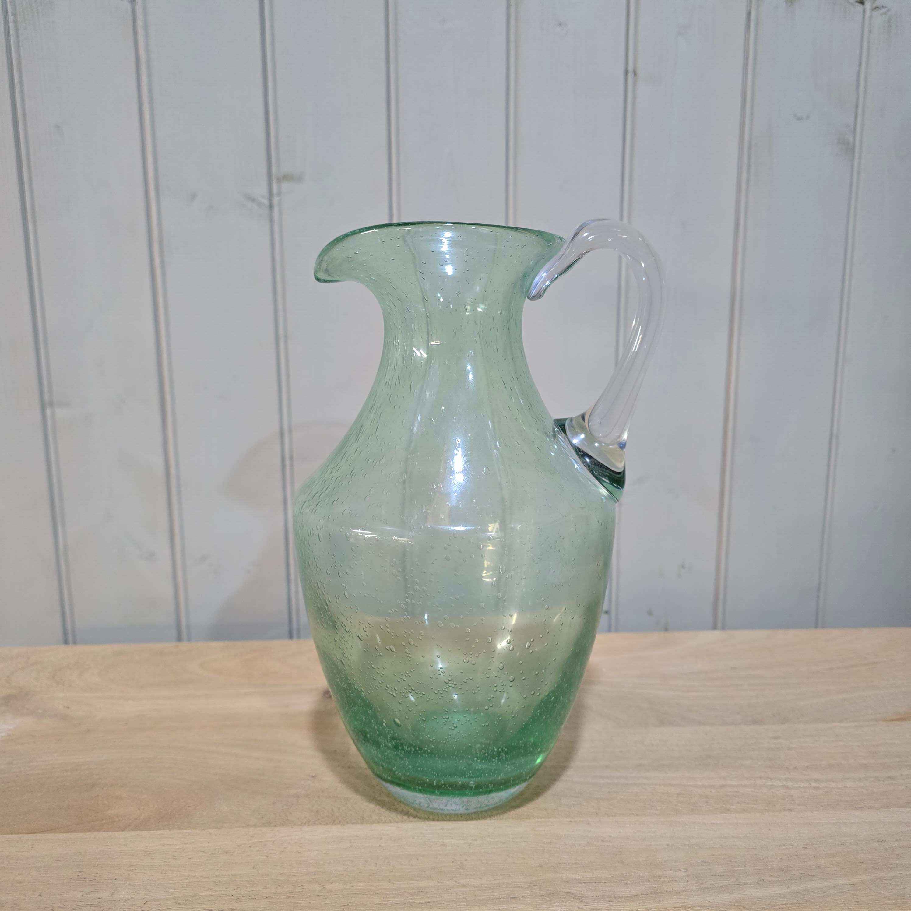 Green Glass Jug
