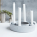 Grey Ring Candle Stand 26cm | Annie Mo's