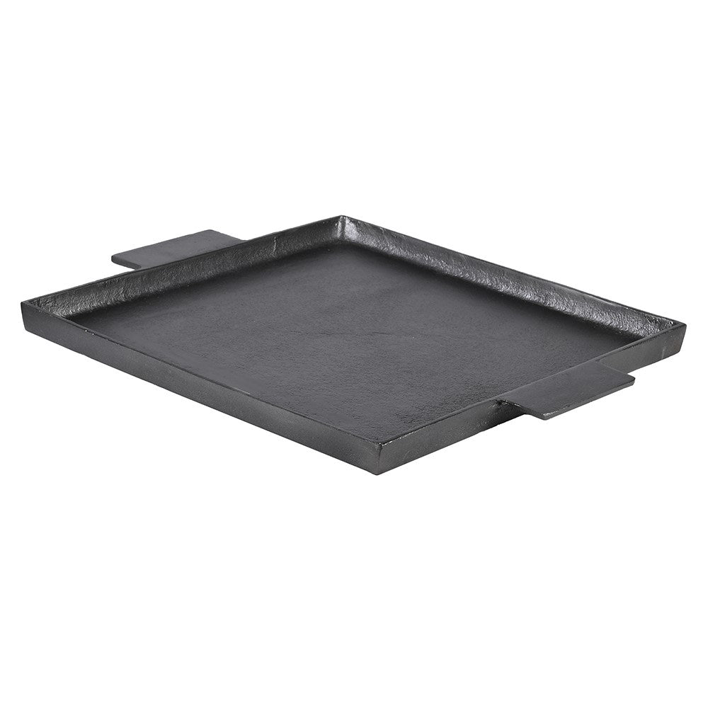 Gunmetal Square Tray 47cm | Annie Mo's