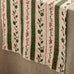 Holy Berry Block Printed Green Runner 40 x 180cm