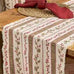 Holy Berry Block Printed Natural Runner 40 x 180cm | Annie Mo's