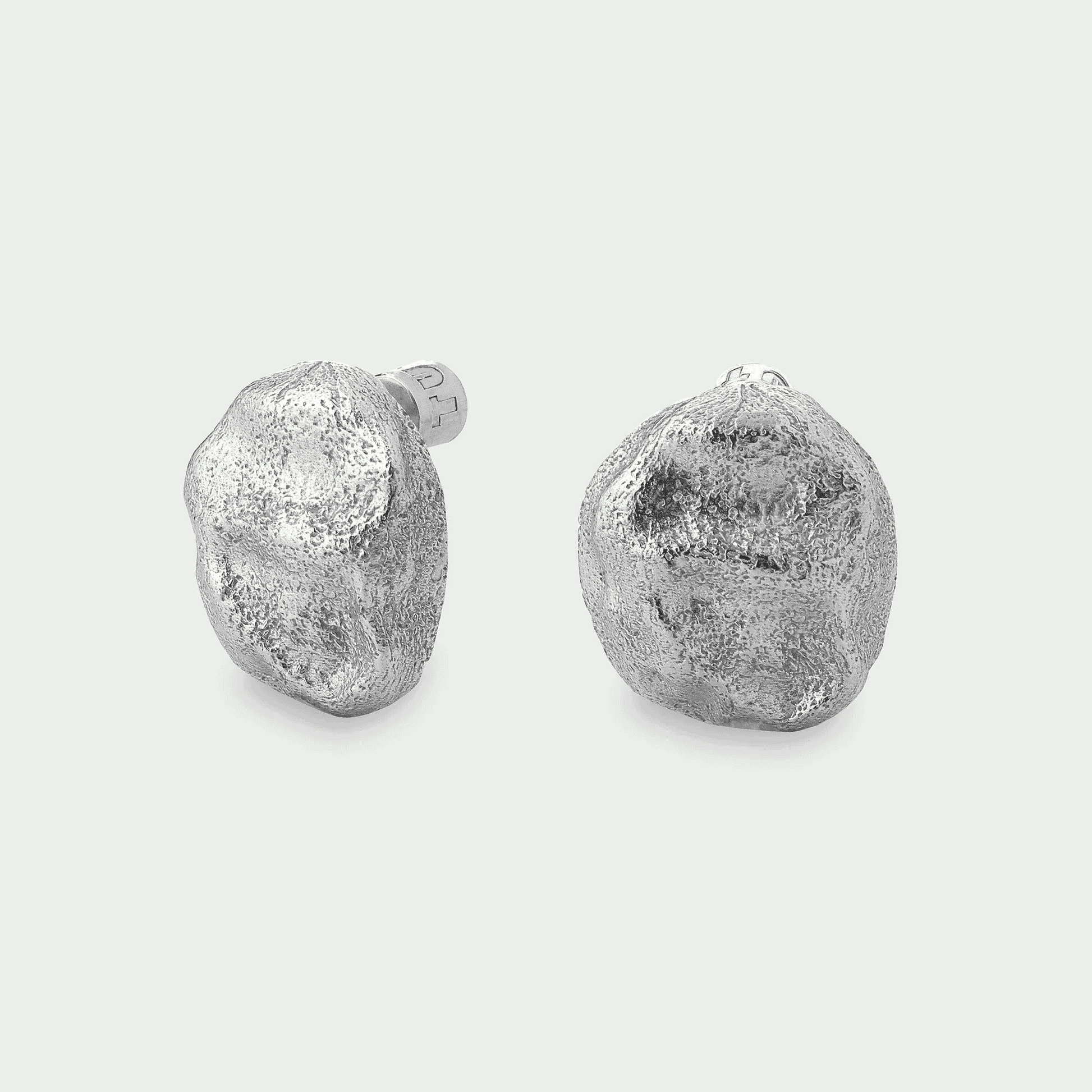Halo Earrings Silver