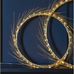 Halo Warm White LED Wreath 35cm Battery Operated | Annie Mo's