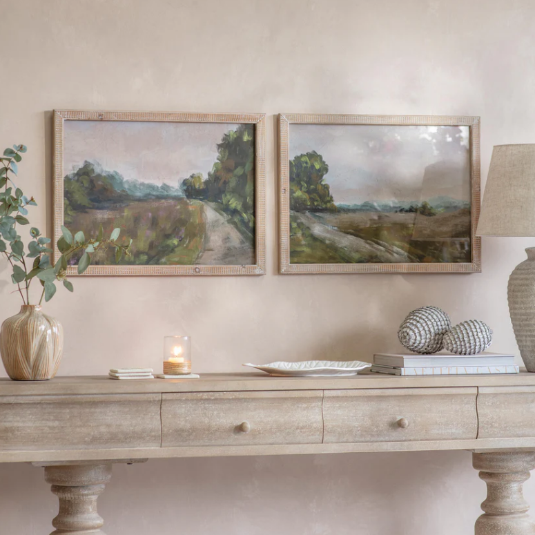 Hambledon Set of Two Landscape Framed Prints 60cm | Annie Mo's