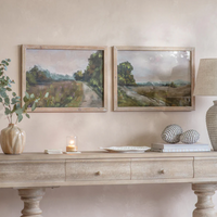 Hambledon Set of Two Landscape Framed Prints 60cm | Annie Mo's