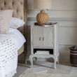 Hambledon Bedside Table with Two Drawers 46cm Wide