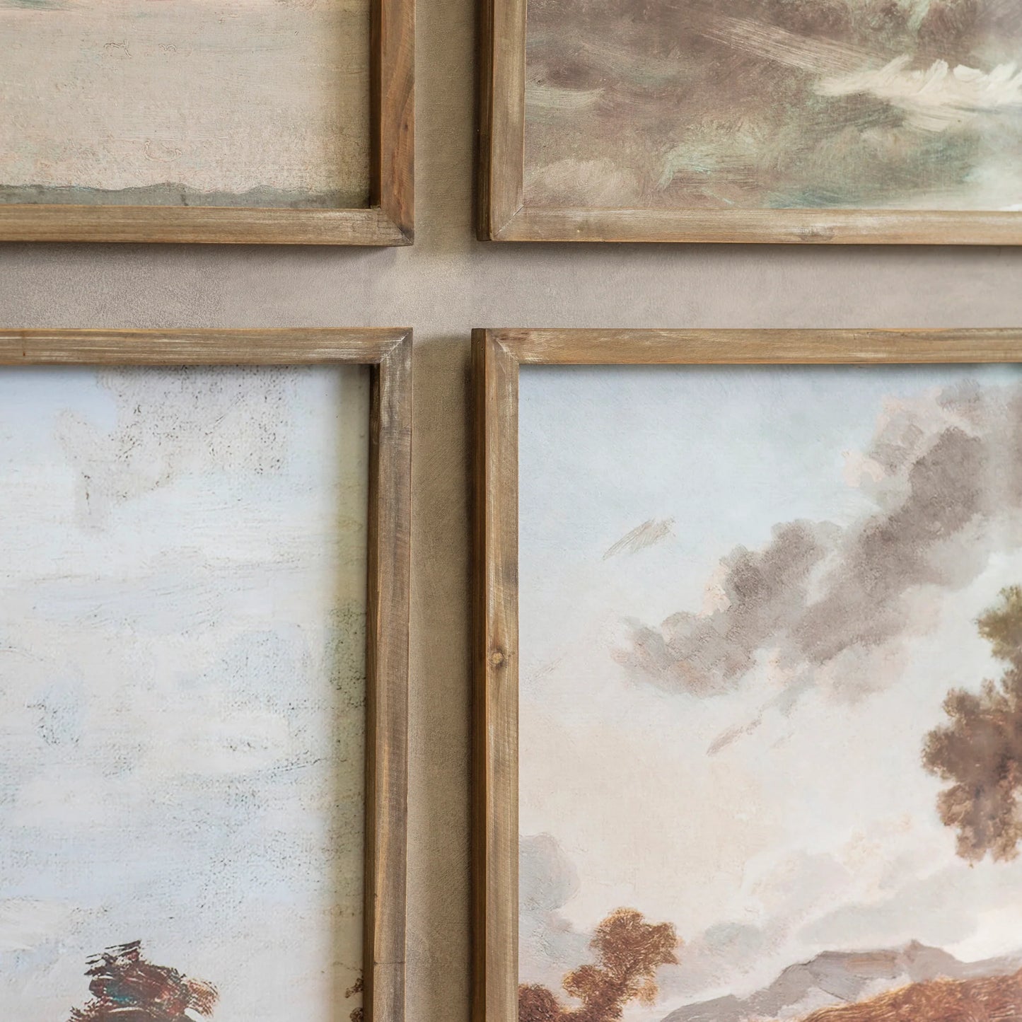 Hambledon Set of Four Landscape Framed Prints 70cm-B