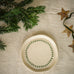 Hand Painted Snack Plate - Wreath | Annie Mo's