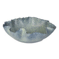 Handmade Sky Blue Textured Decorative Bowl 39cm | Annie Mo's