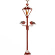 Hanging Metal Red Lamp Post 12cm | Annie Mo's