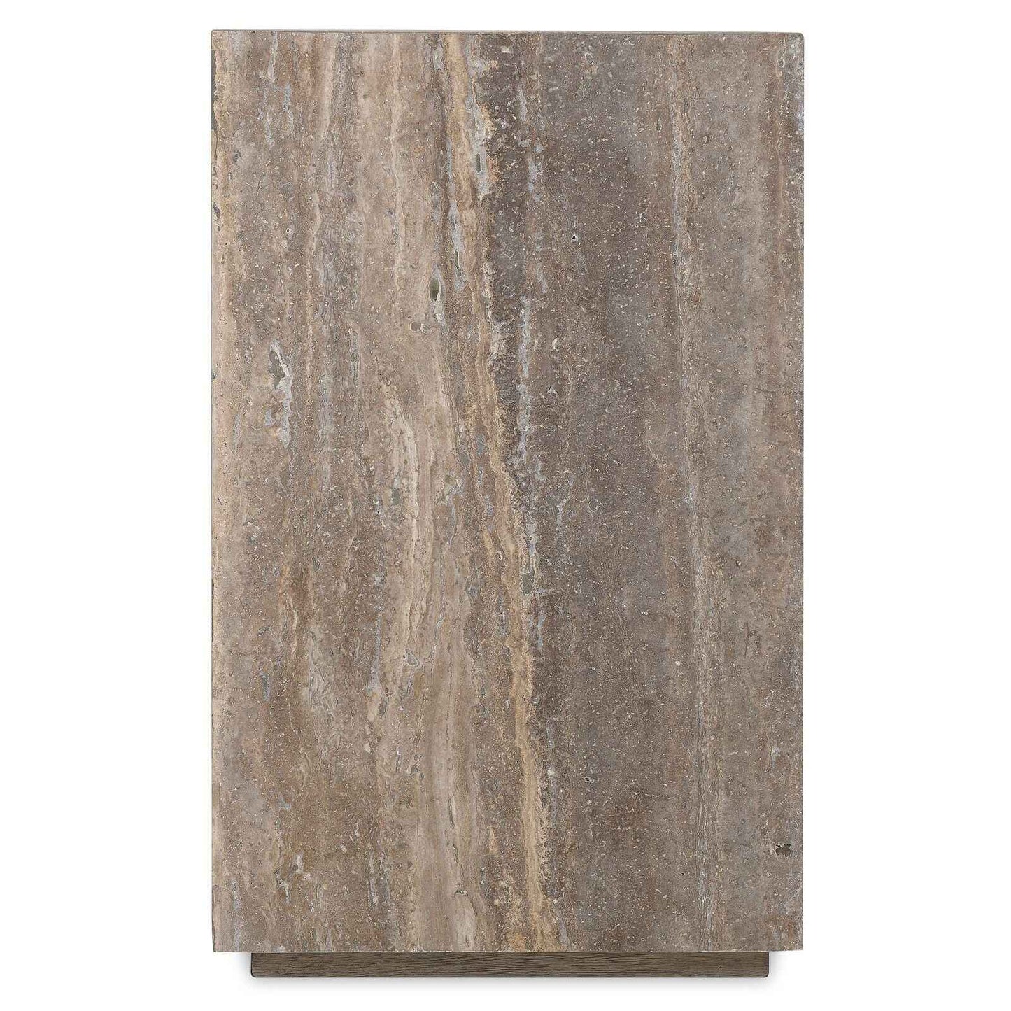 Harmony Haven Travertine Side Table