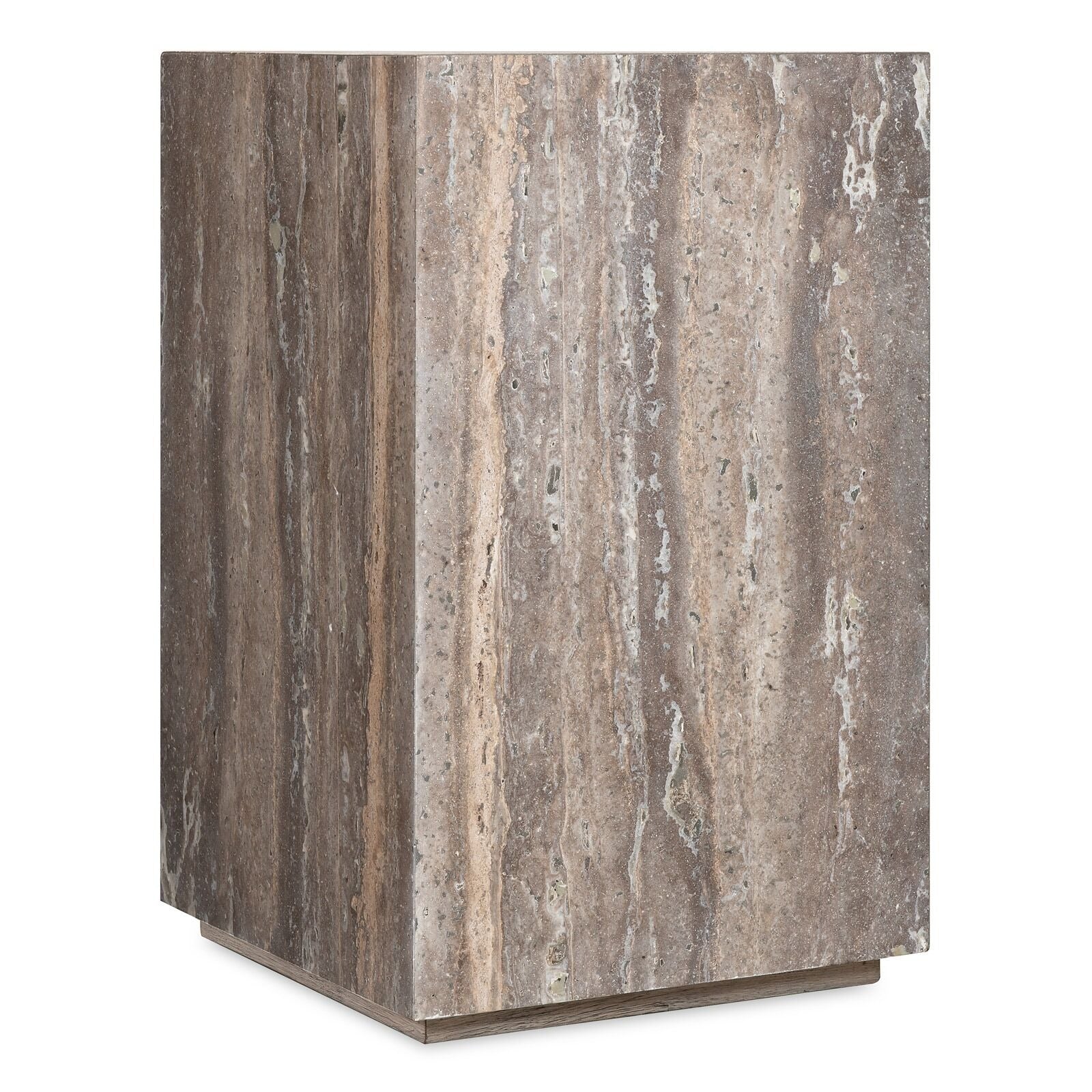 Harmony Haven Travertine Side Table