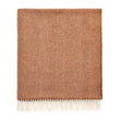 Herringbone Merino Throw - Rust