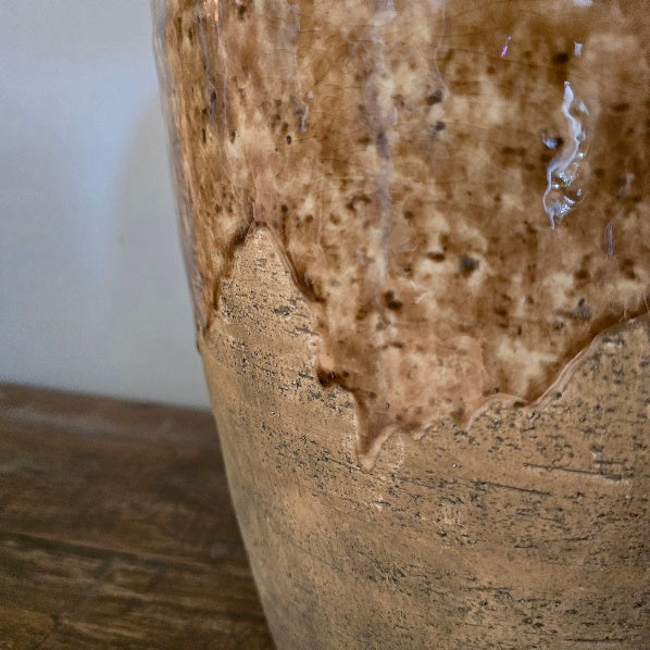 Hickory Glaze Table Lamp with Shade 4