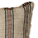 Hilda Beige Brown and Black Stripe Cushion Cover 50cm x 50cm